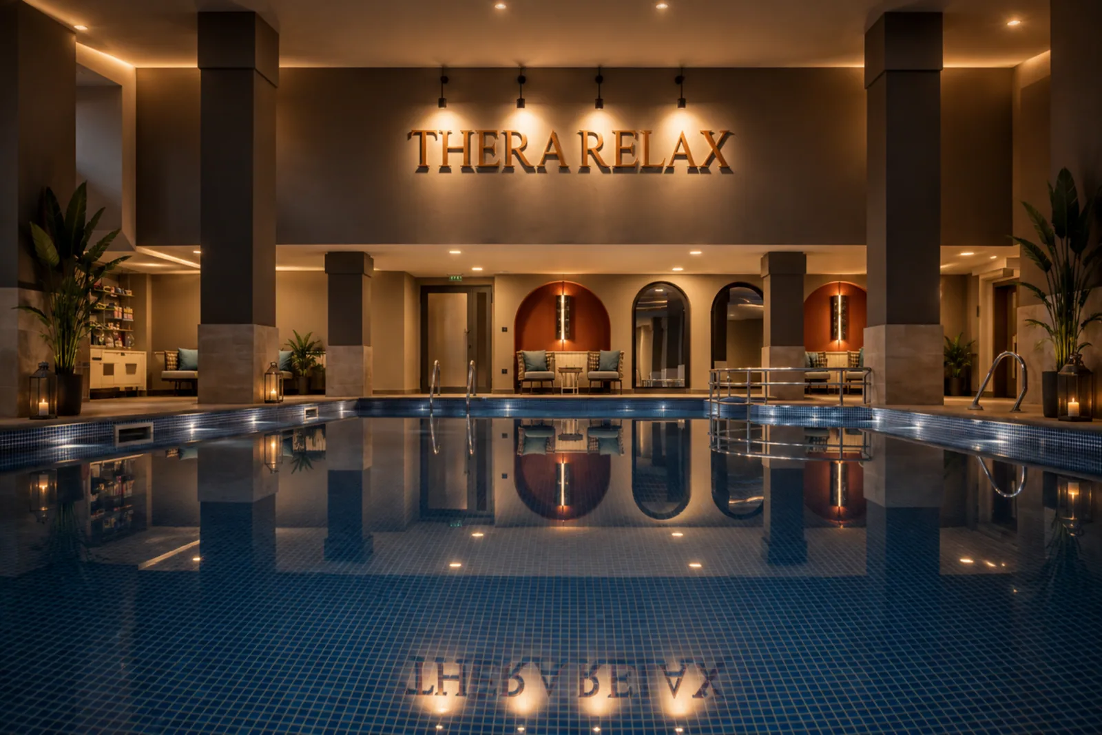 Εσωτερική πισίνα Thera στο Regnum Bansko